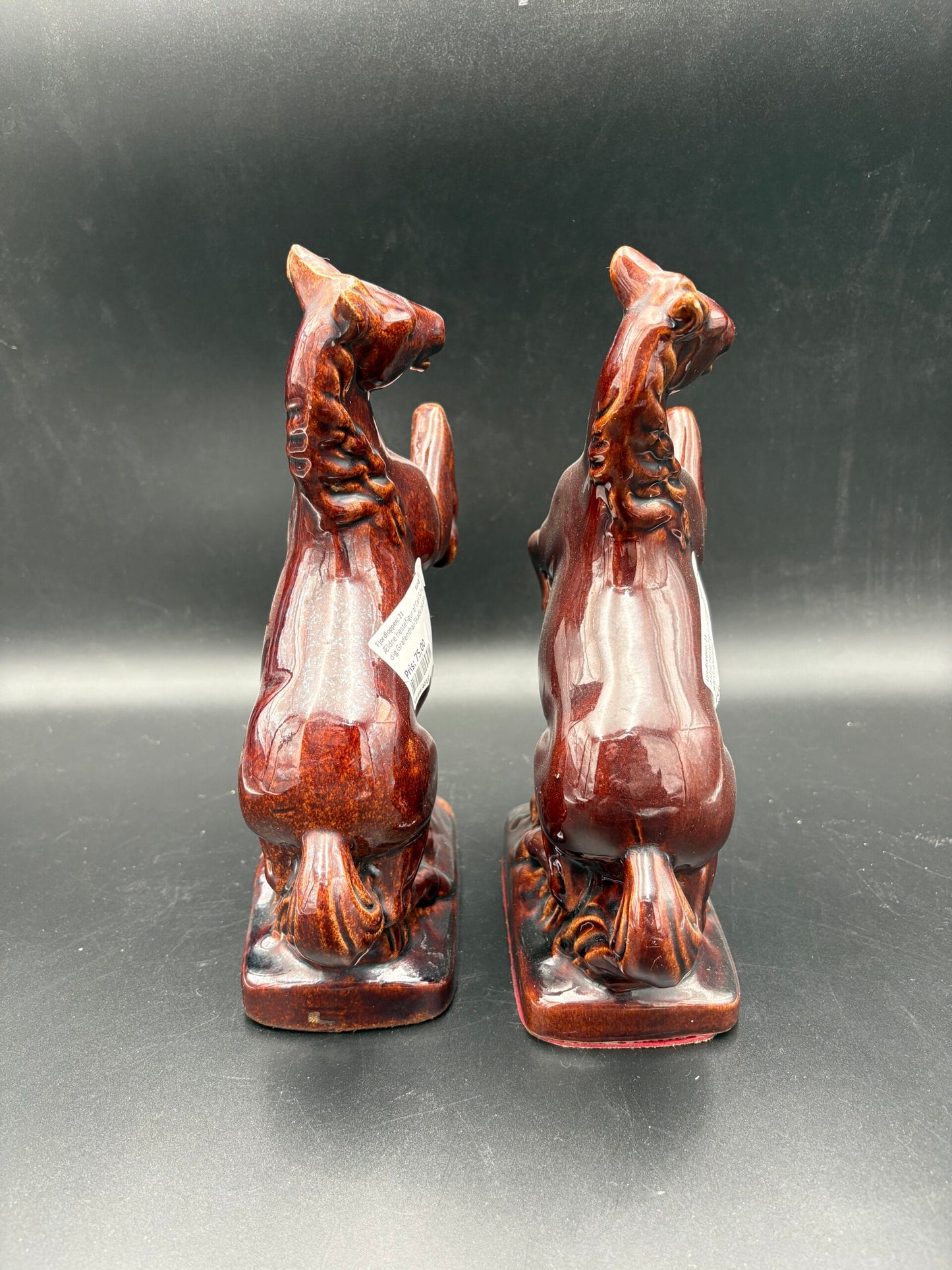 Store hestefigurer af Carl Scheidig Grafenthal-2 stk