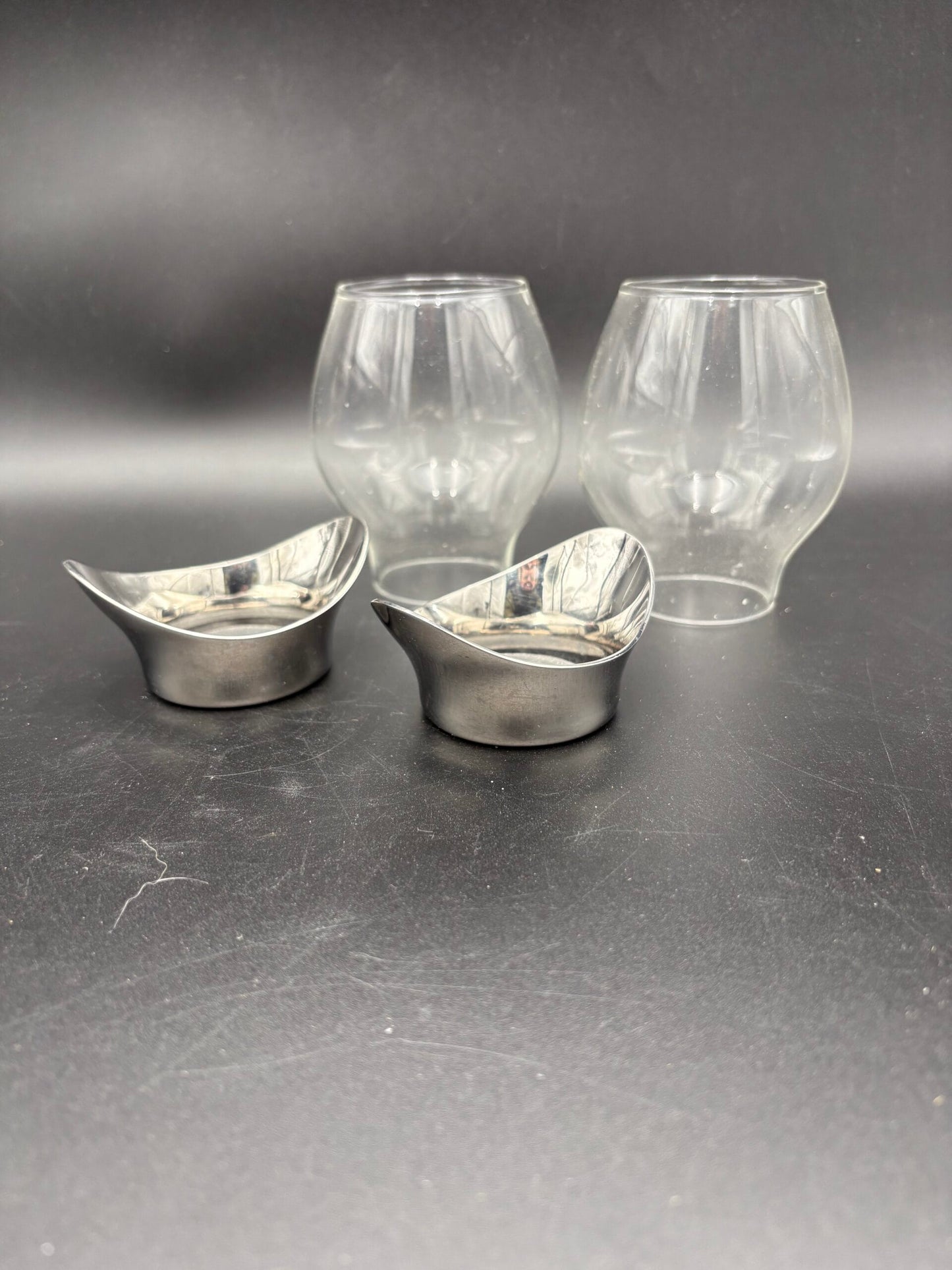 Georg Jensen Graze-Fyrfadsstager 2 stk.