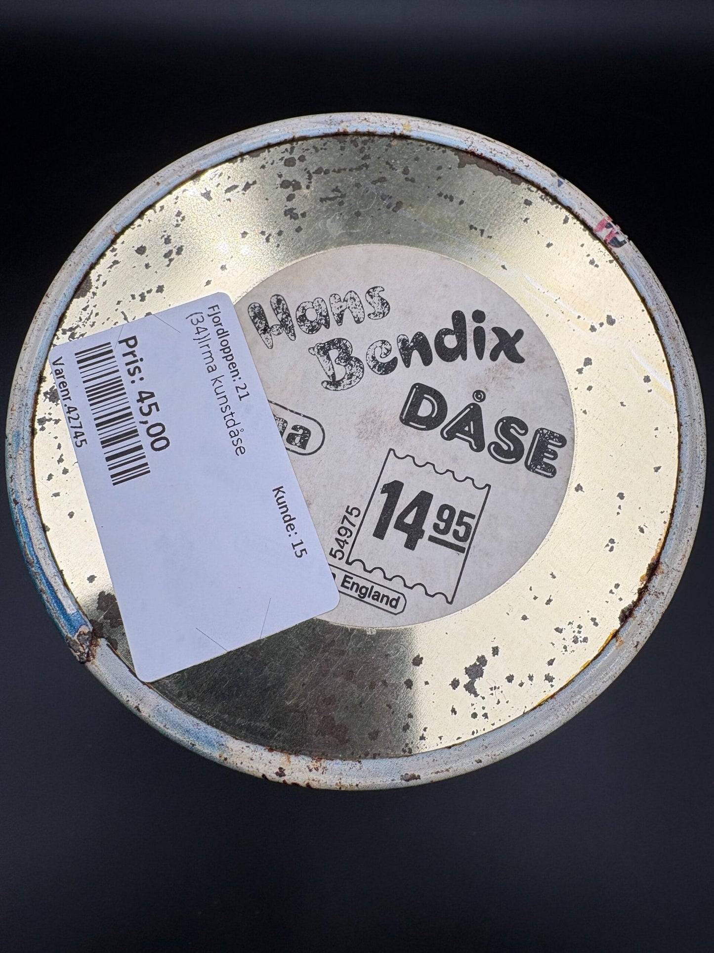 Irma kunstdåse-Nr.14-Hans Bendix-1980