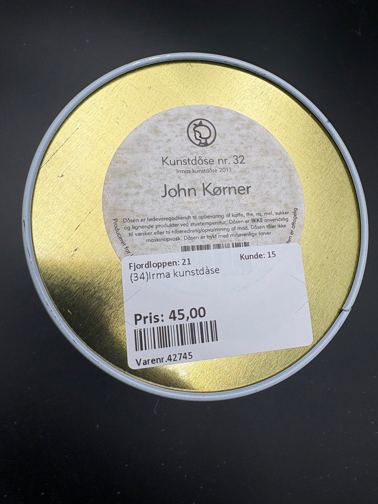 Irma kunstdåse-Nr.32-John Kørner-2011