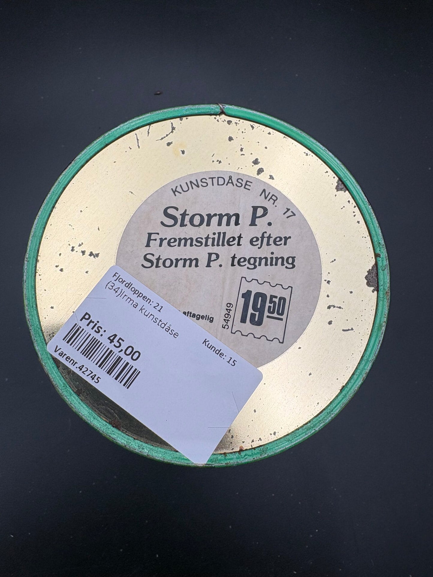 Irma kunstdåse-Nr.17-Storm P-1982