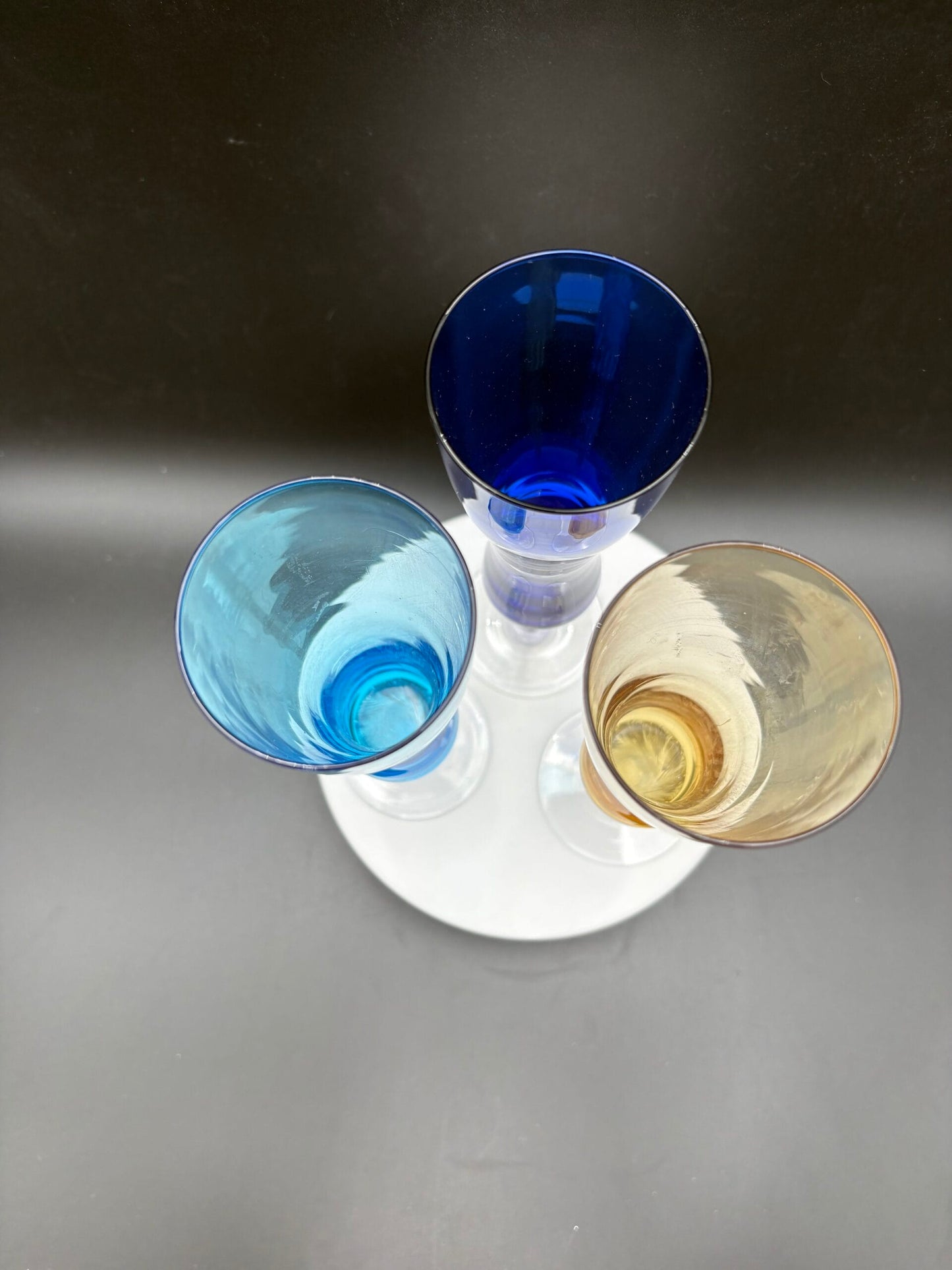 Murano mundblæste vintage glas-3 stk.