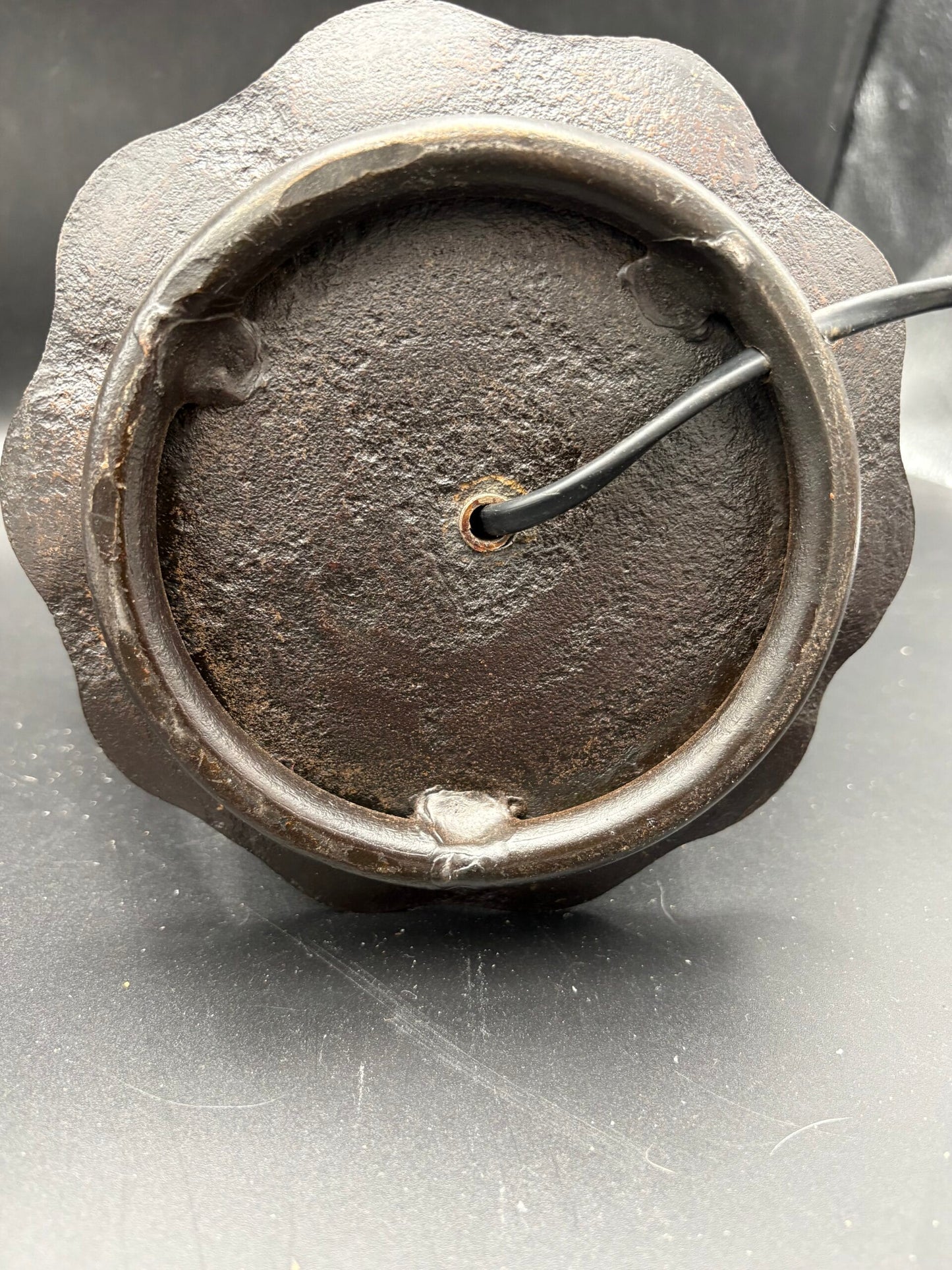 Antik bordlampe i Jugentstil