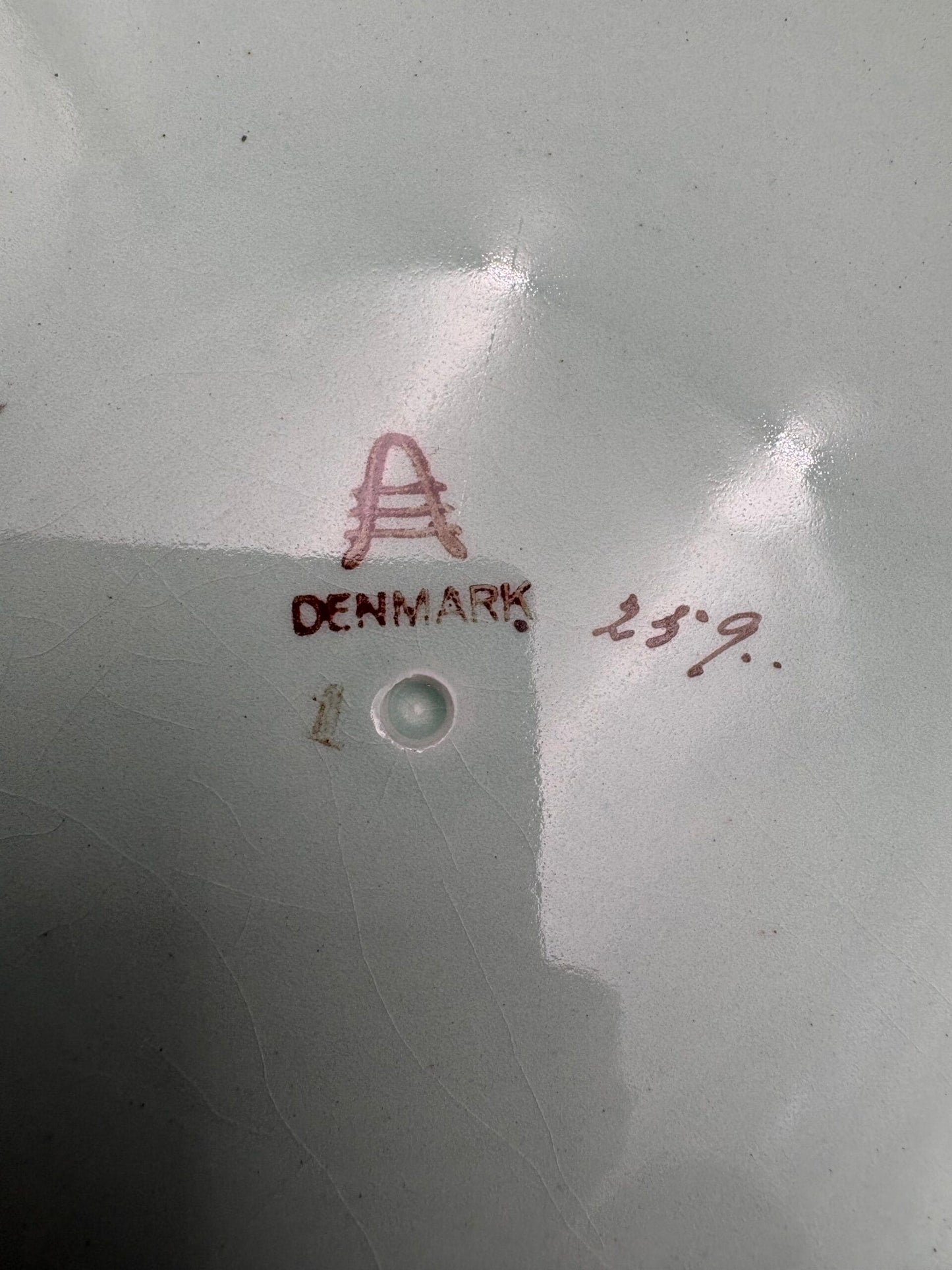 Aluminia fajance Hardenbergster Stort fad
