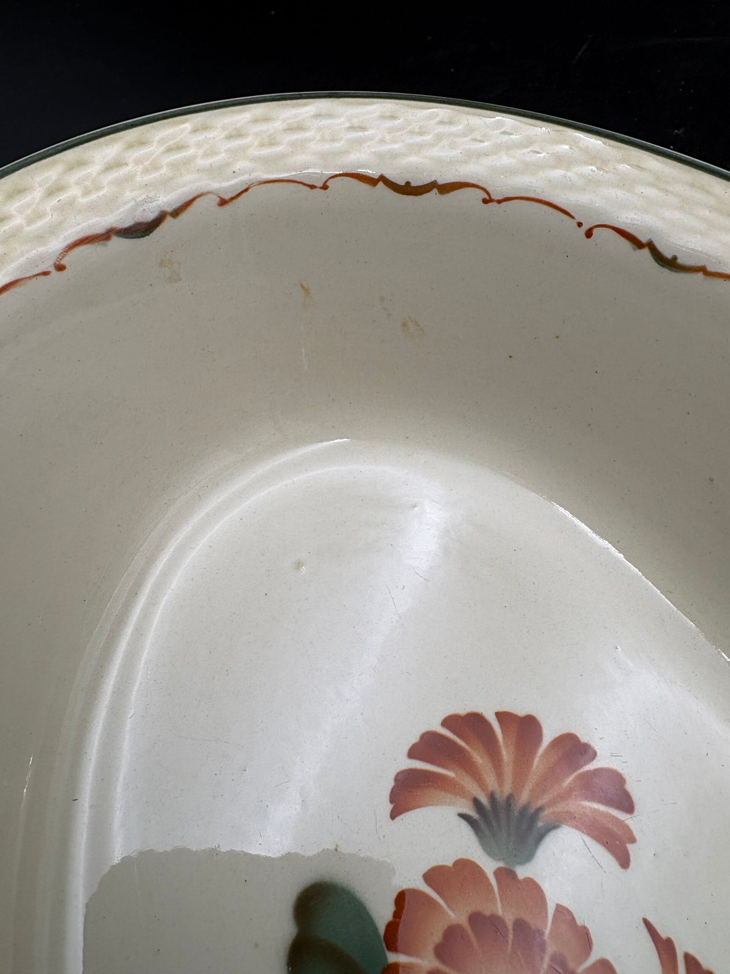 Aluminia fajance Morgenfrue Oval skål