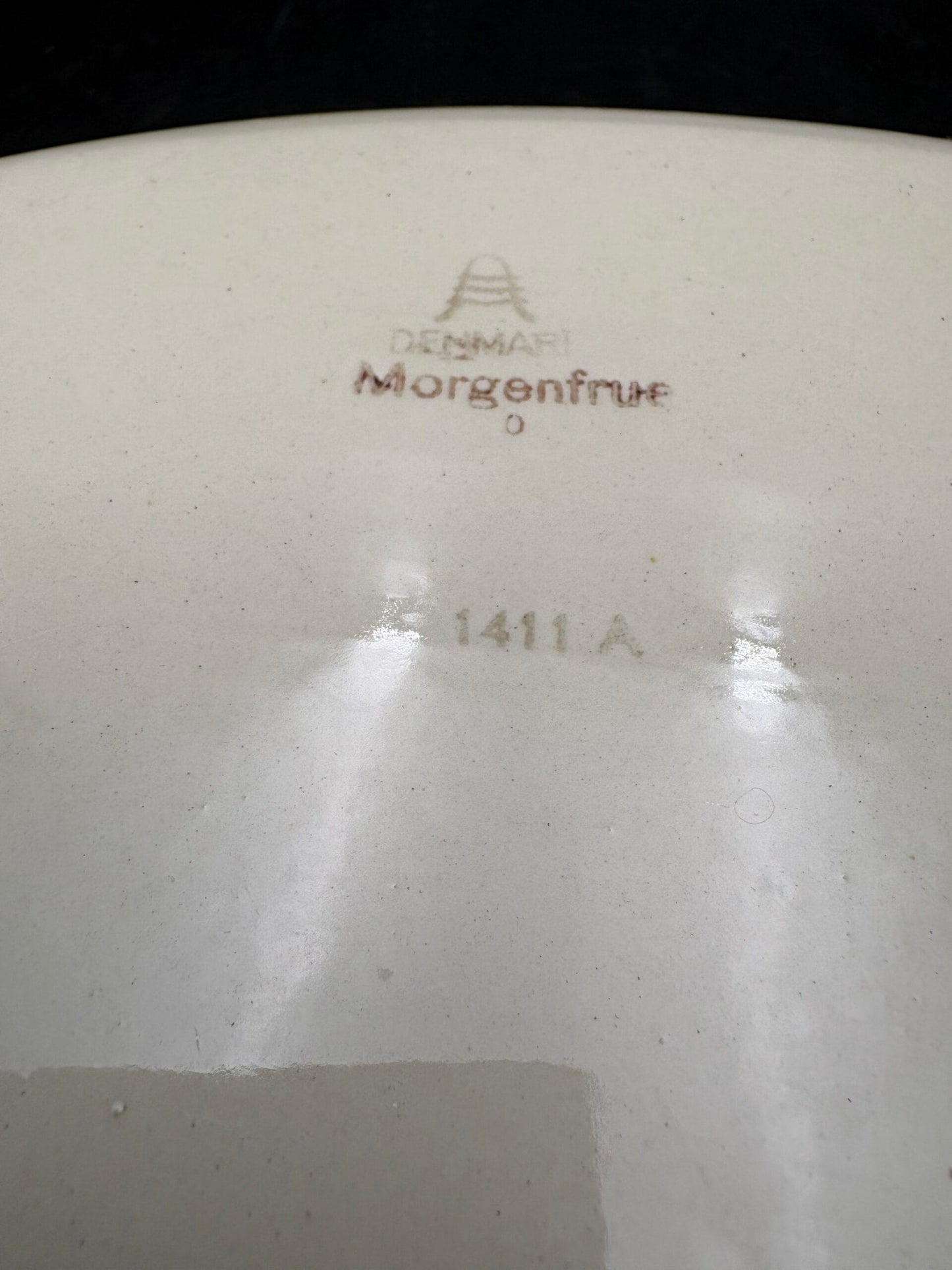 Aluminia fajance Morgenfrue Oval skål