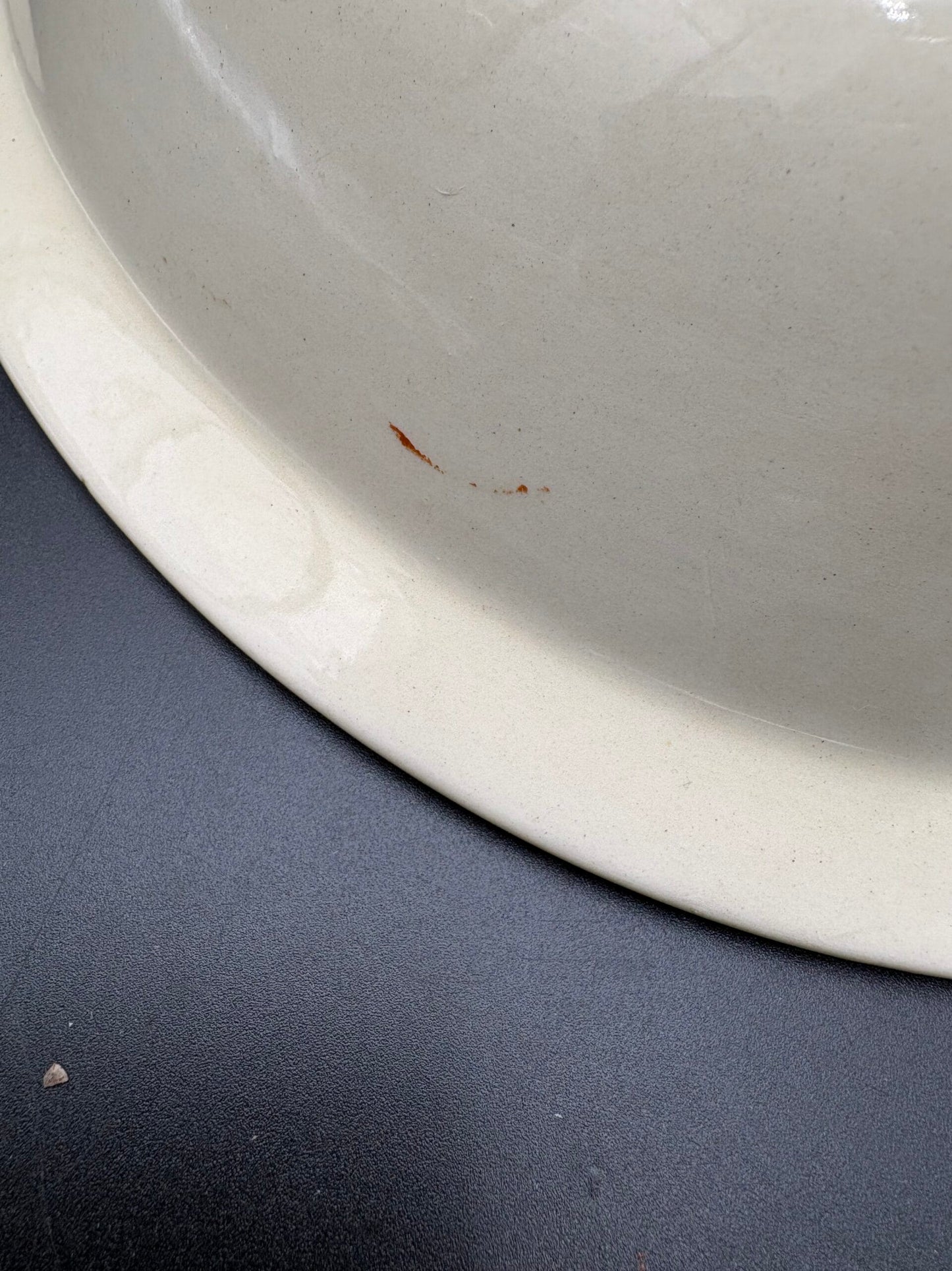 Aluminia fajance Morgenfrue Oval skål
