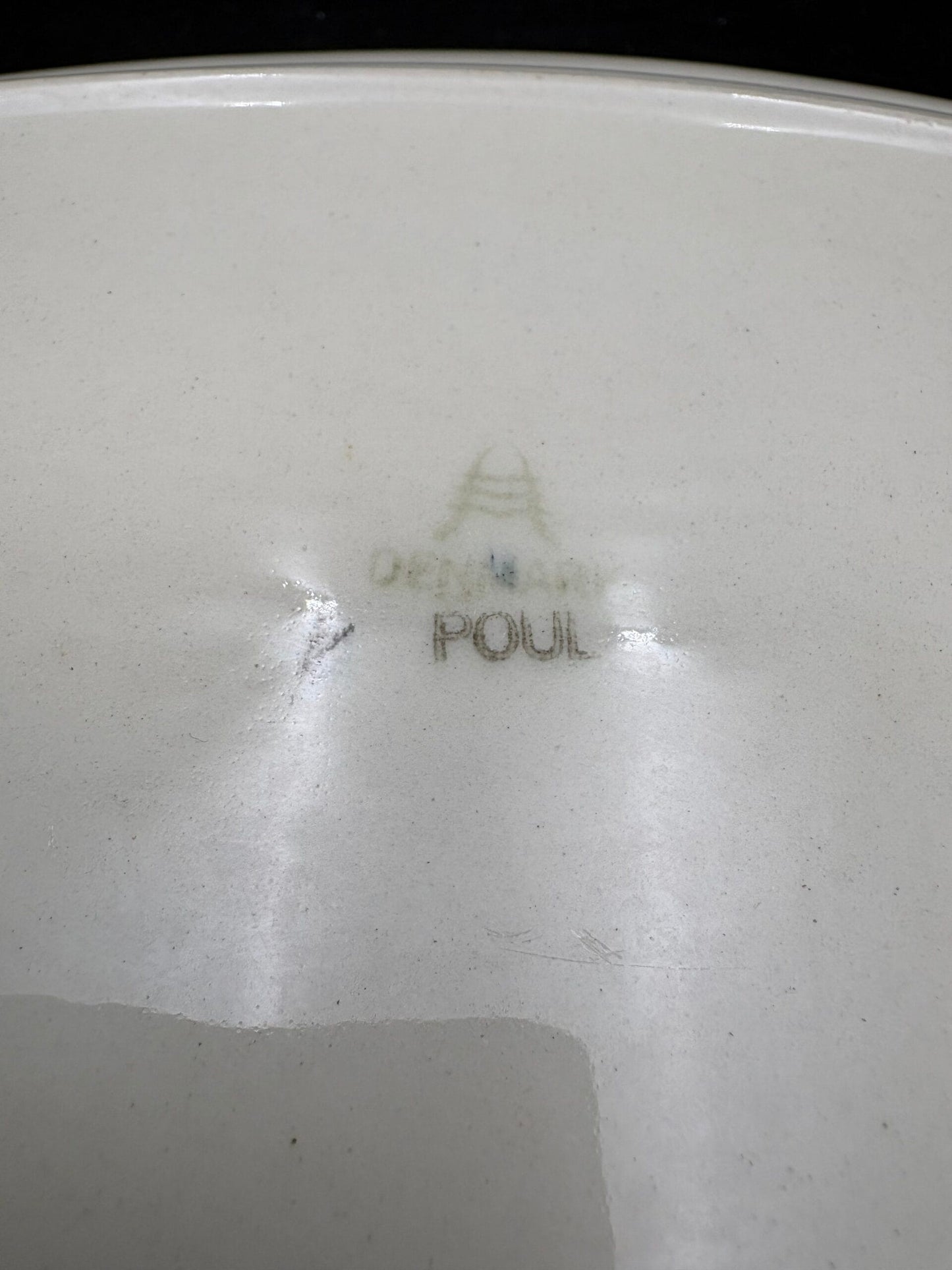 Aluminia fajance Poul Stort ovalt fad