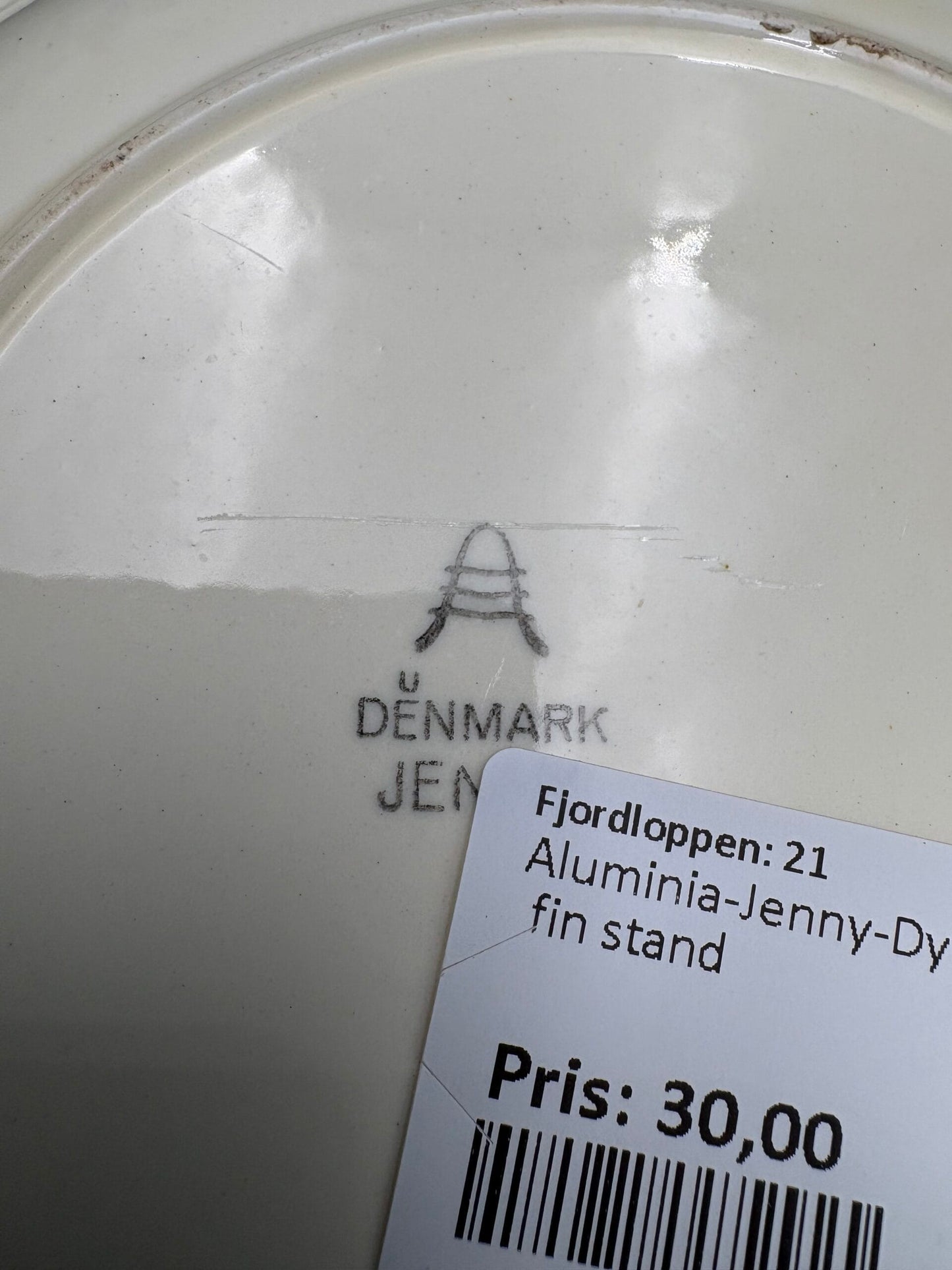 Aluminia fajance Jenny Dyb tallerken