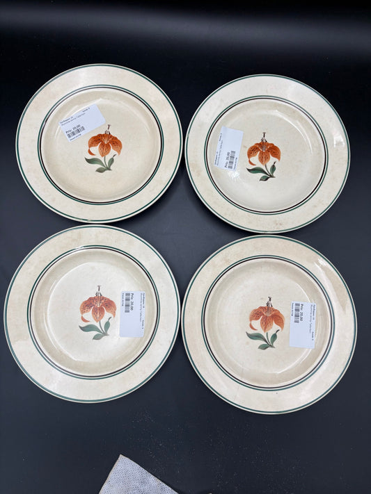 Aluminia fajance Jenny Flad tallerken ø21,5cm 4 stk