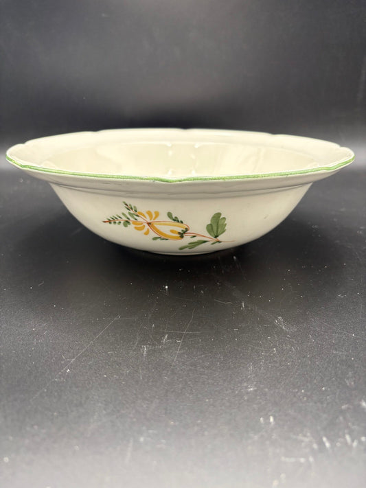 Aluminia fajance Maj Stor skål, ca. ø25,5cm