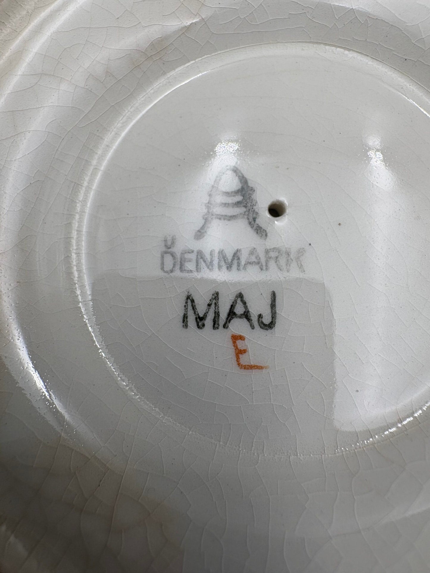 Aluminia fajance Maj Sovseskål, ca. ø17,5cm