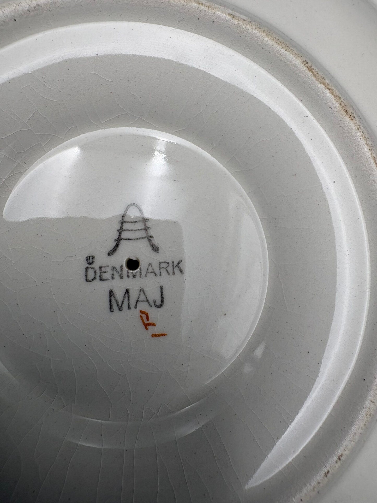 Aluminia fajance Maj Sovseskål, ca. ø17,5cm