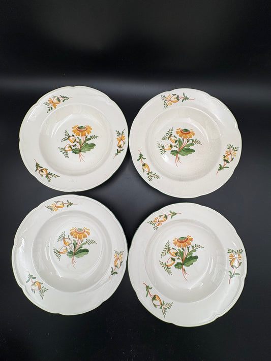 Aluminia fajance Maj 4 stk. dybe ø23cm+1 stk. flad tallerken ø23cm