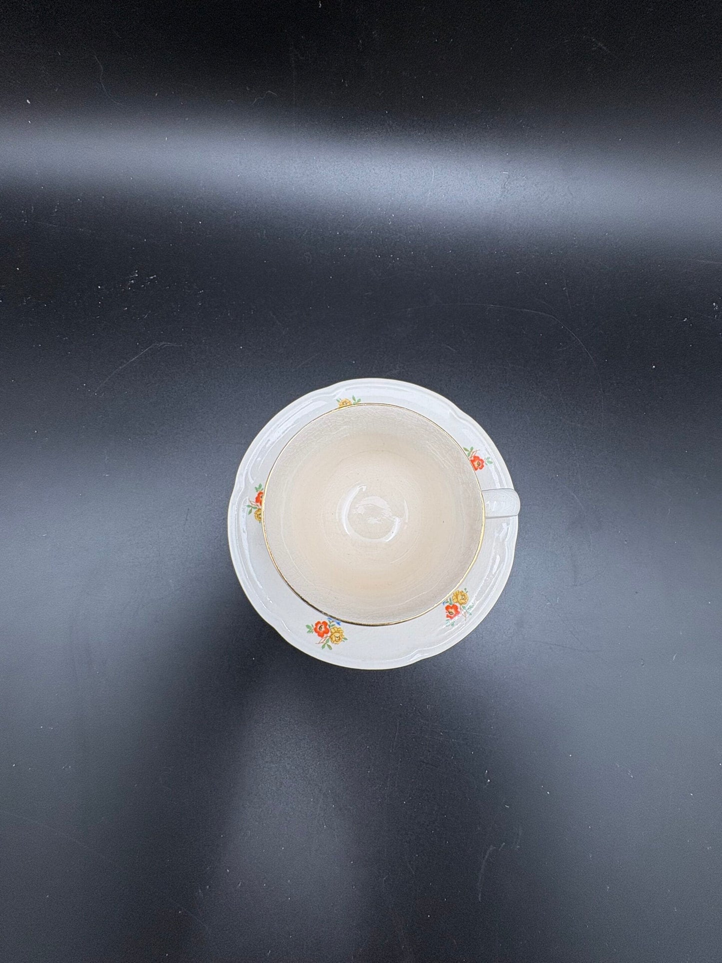 Aluminia fajance Anne Sofie Kaffekop m. underkop