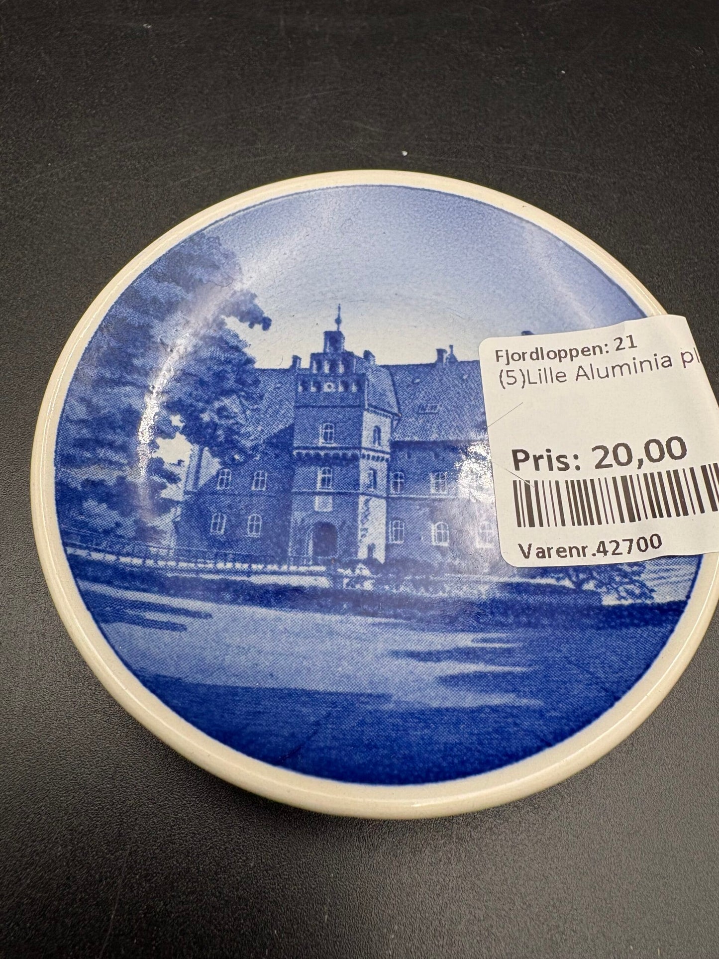 Aluminia fajance Små platter ø8,5cm / stk.