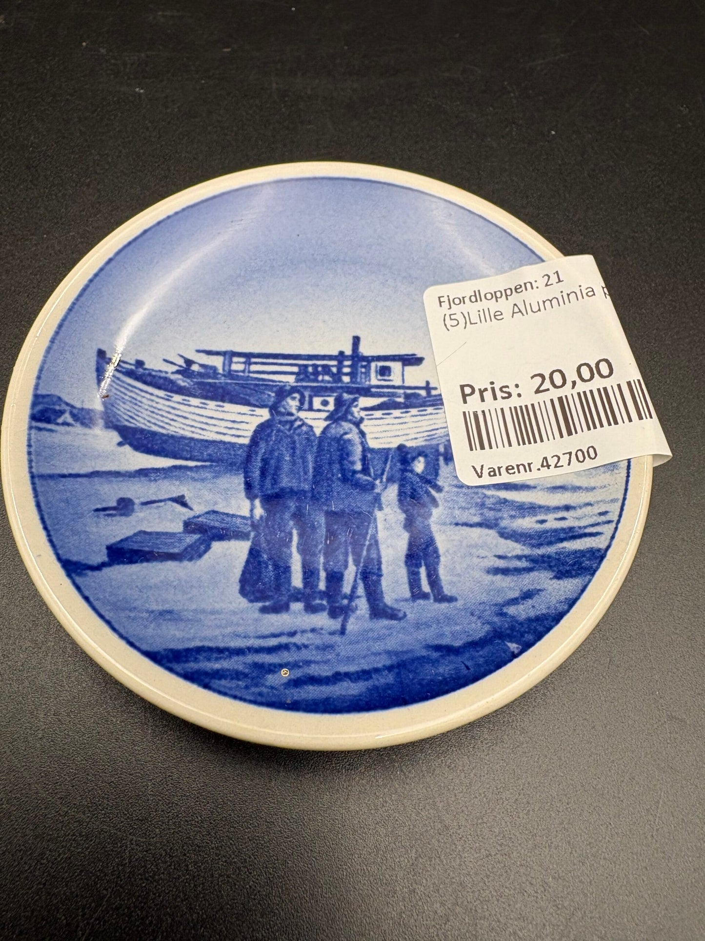 Aluminia fajance Små platter ø8,5cm / stk.
