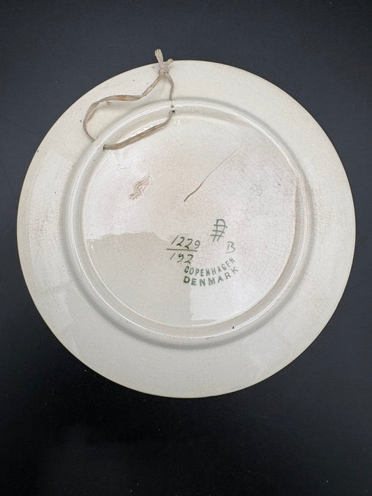 Aluminia fajance Juleplatte 1923