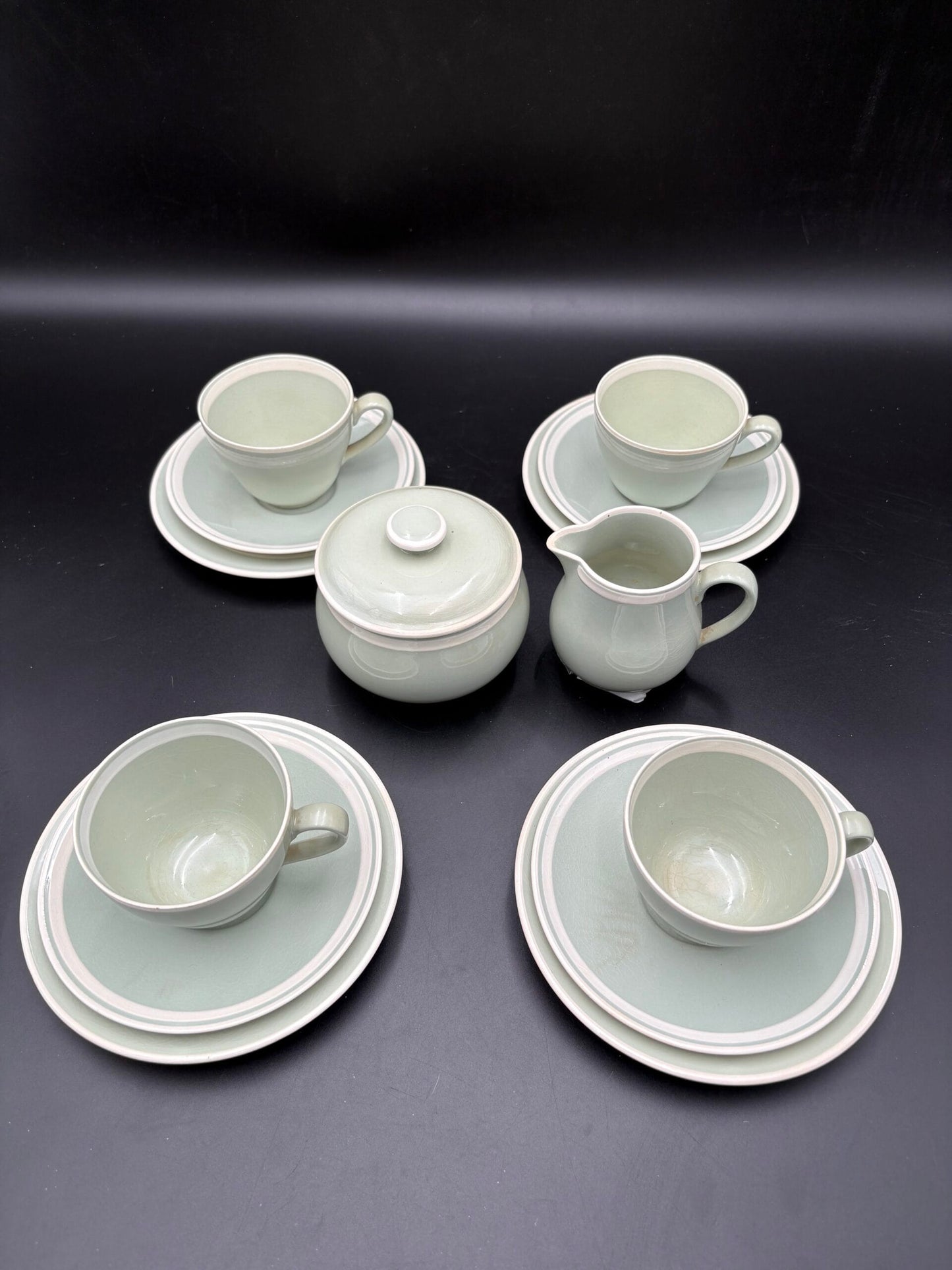 Aluminia fajance Corina Kaffesæt