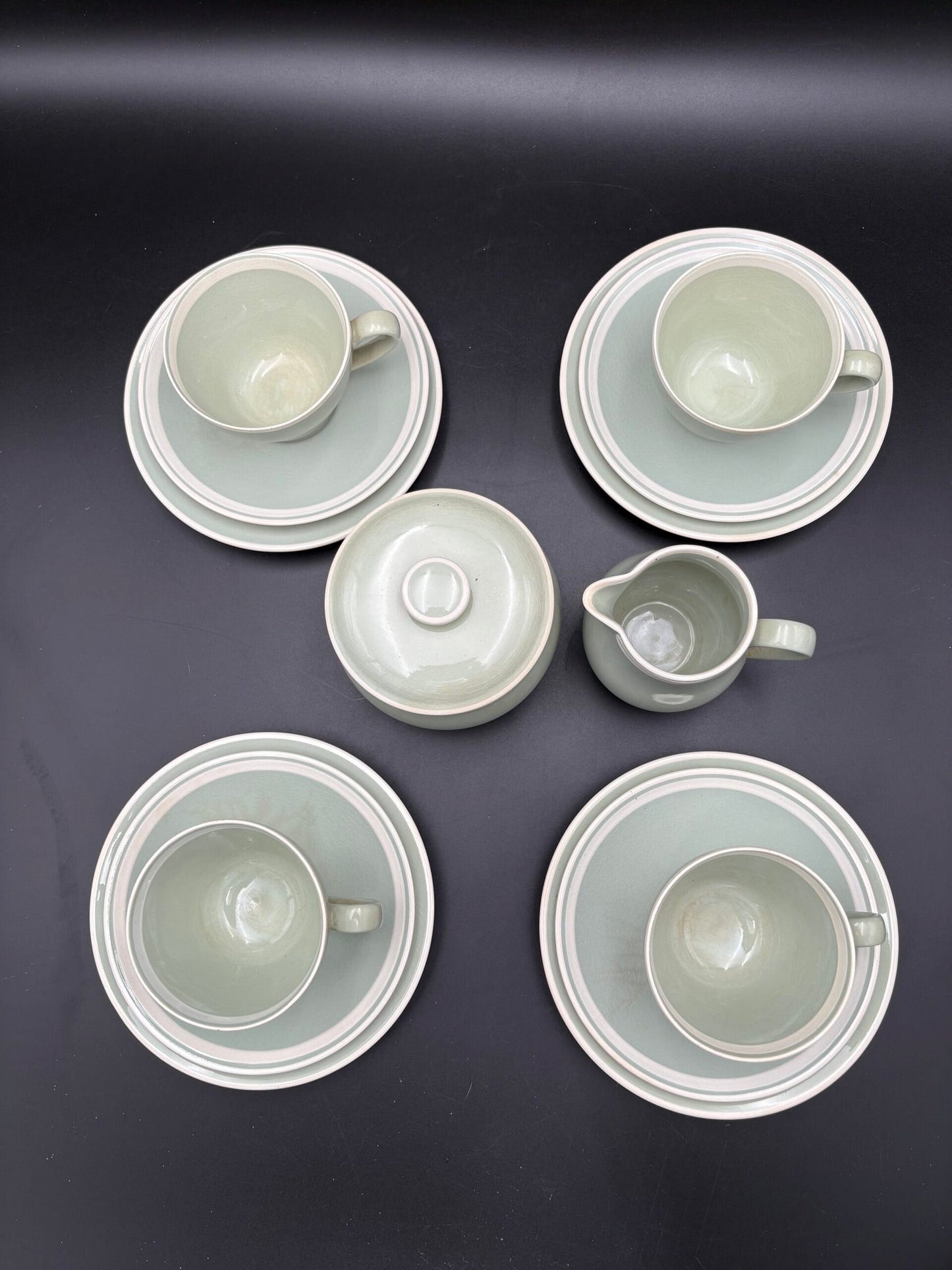 Aluminia fajance Corina Kaffesæt