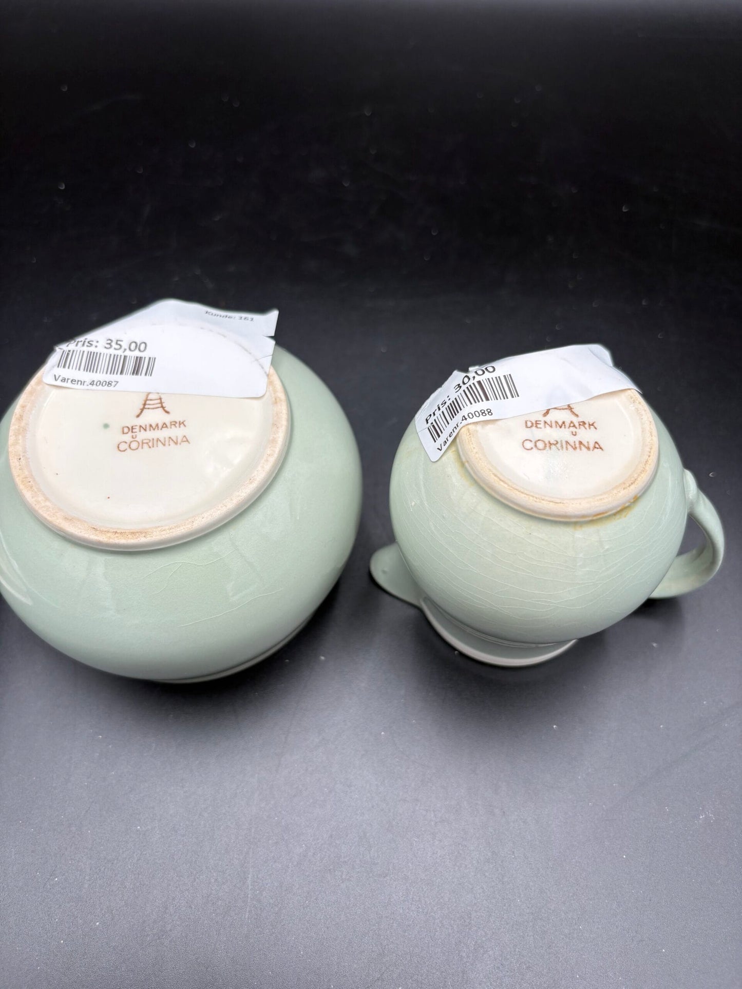Aluminia fajance Corina Kaffesæt