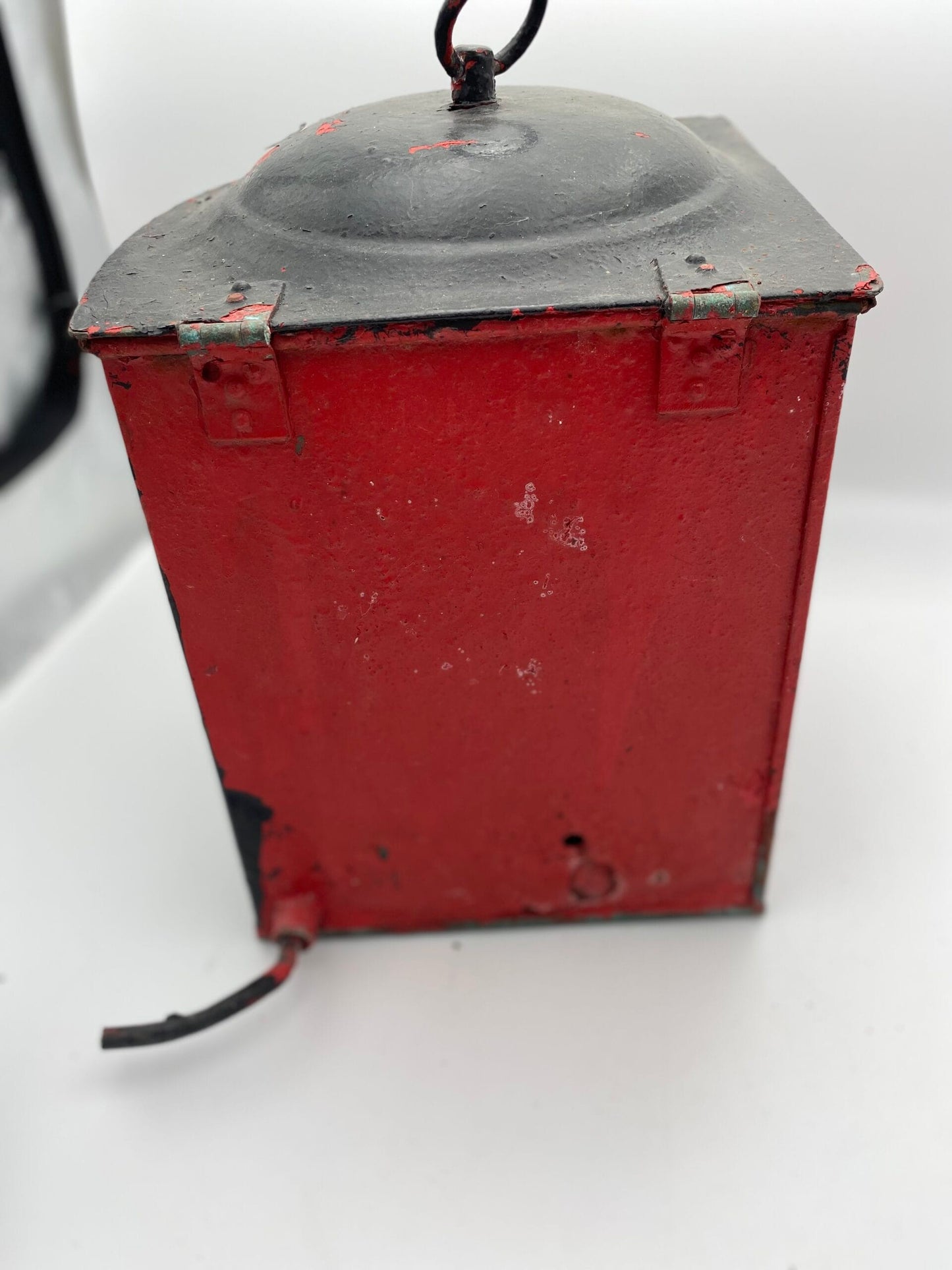 Gammel skibslanterne i kobber