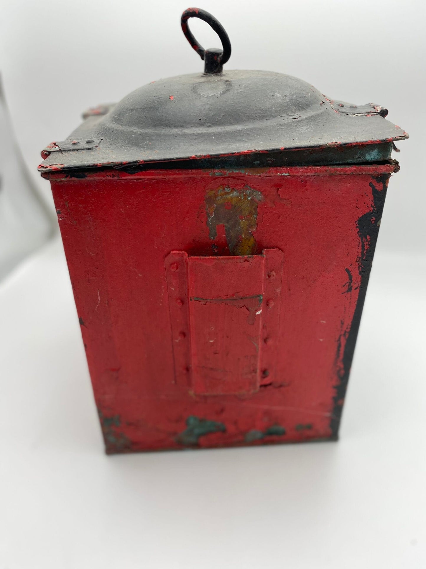 Gammel skibslanterne i kobber