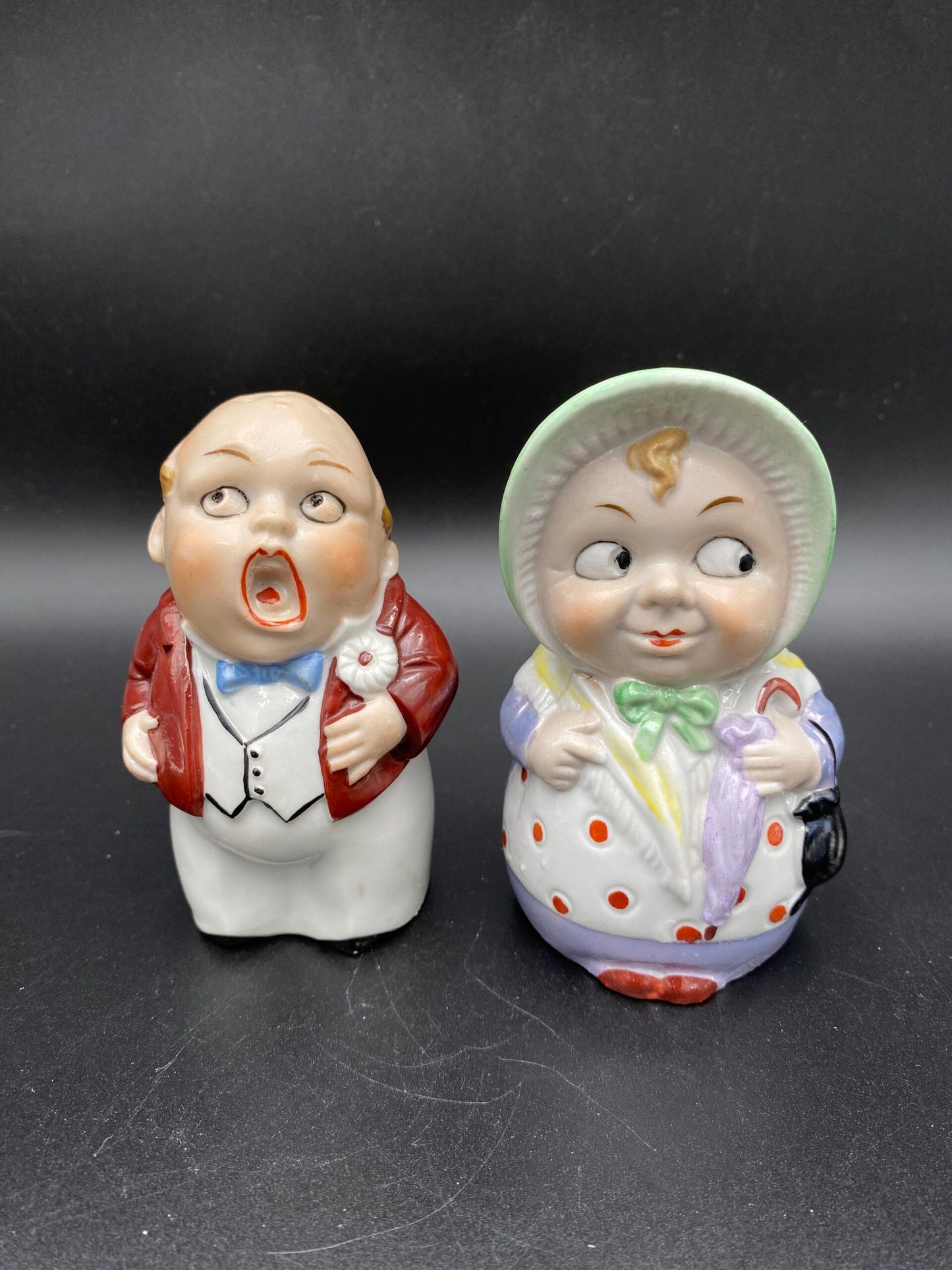 Gammelt fransk salt & peber sæt fra 1950'erne.