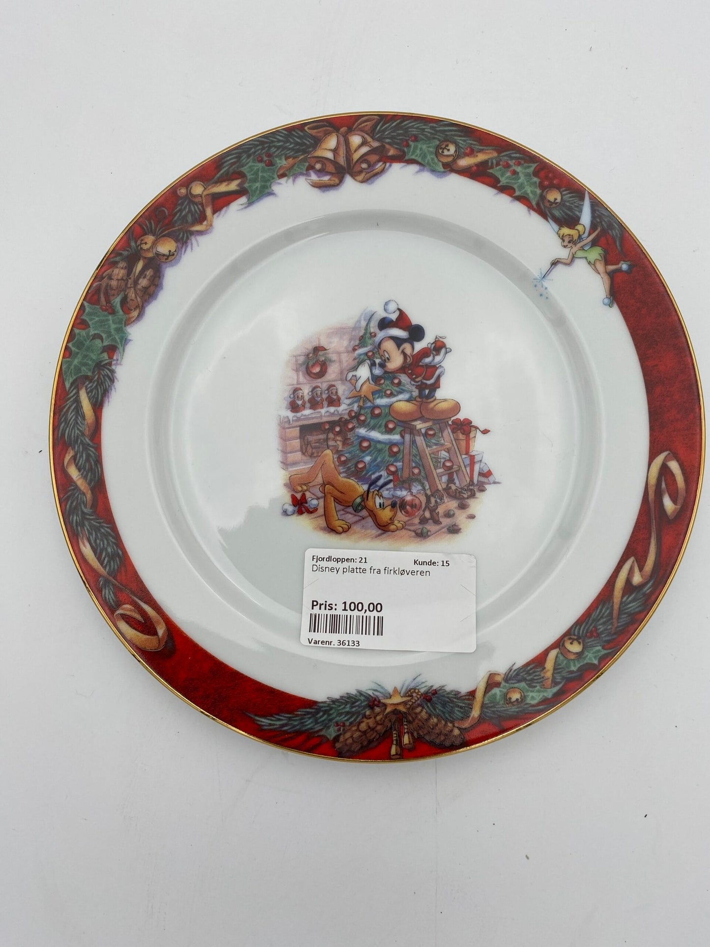 Disney Juleplatte fra firkløveren
