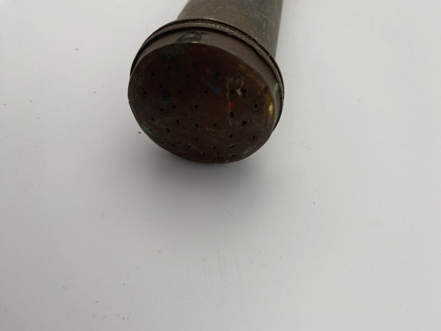 Gammel Messing sprøjte